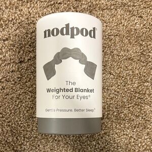 Nodpod Gray Weighted Eye Blanket